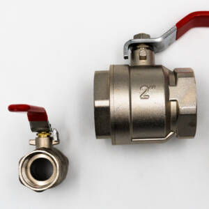 VALVULA BOLA BRONCE CROMADO